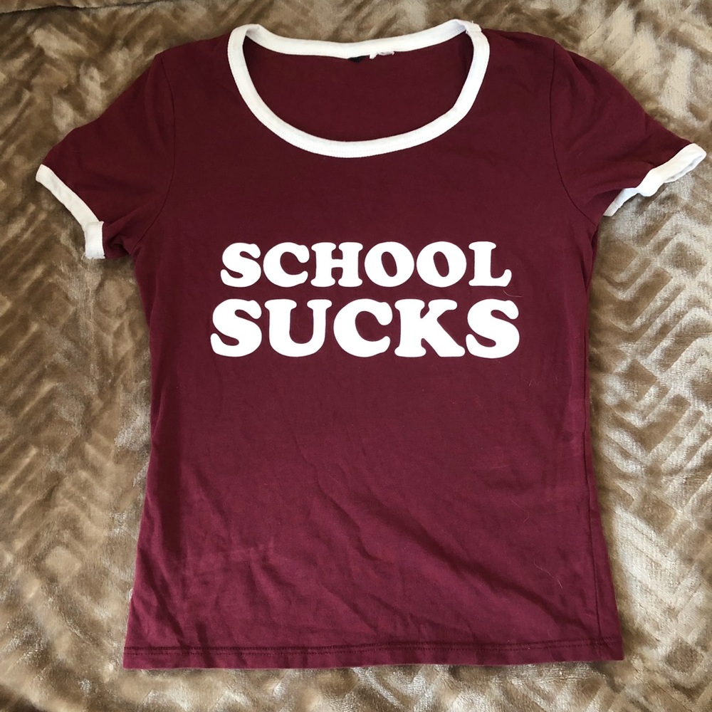 H&M School Sucks T-Shirt